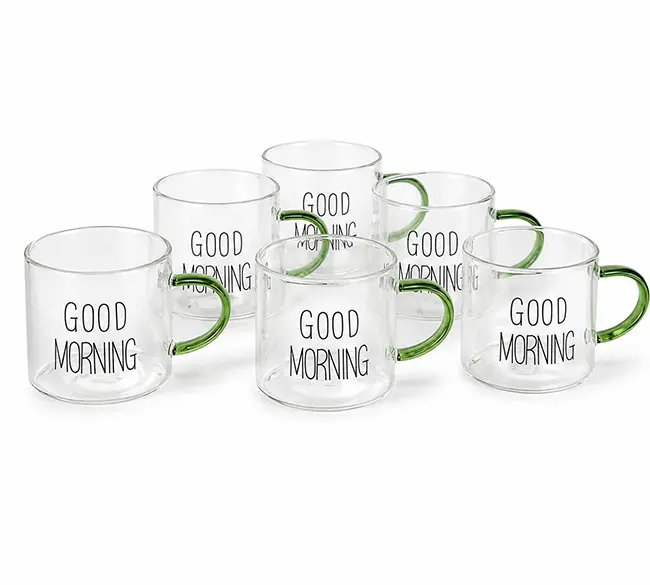 فنجان پیرکس قهوه خوری GOOD MORNING